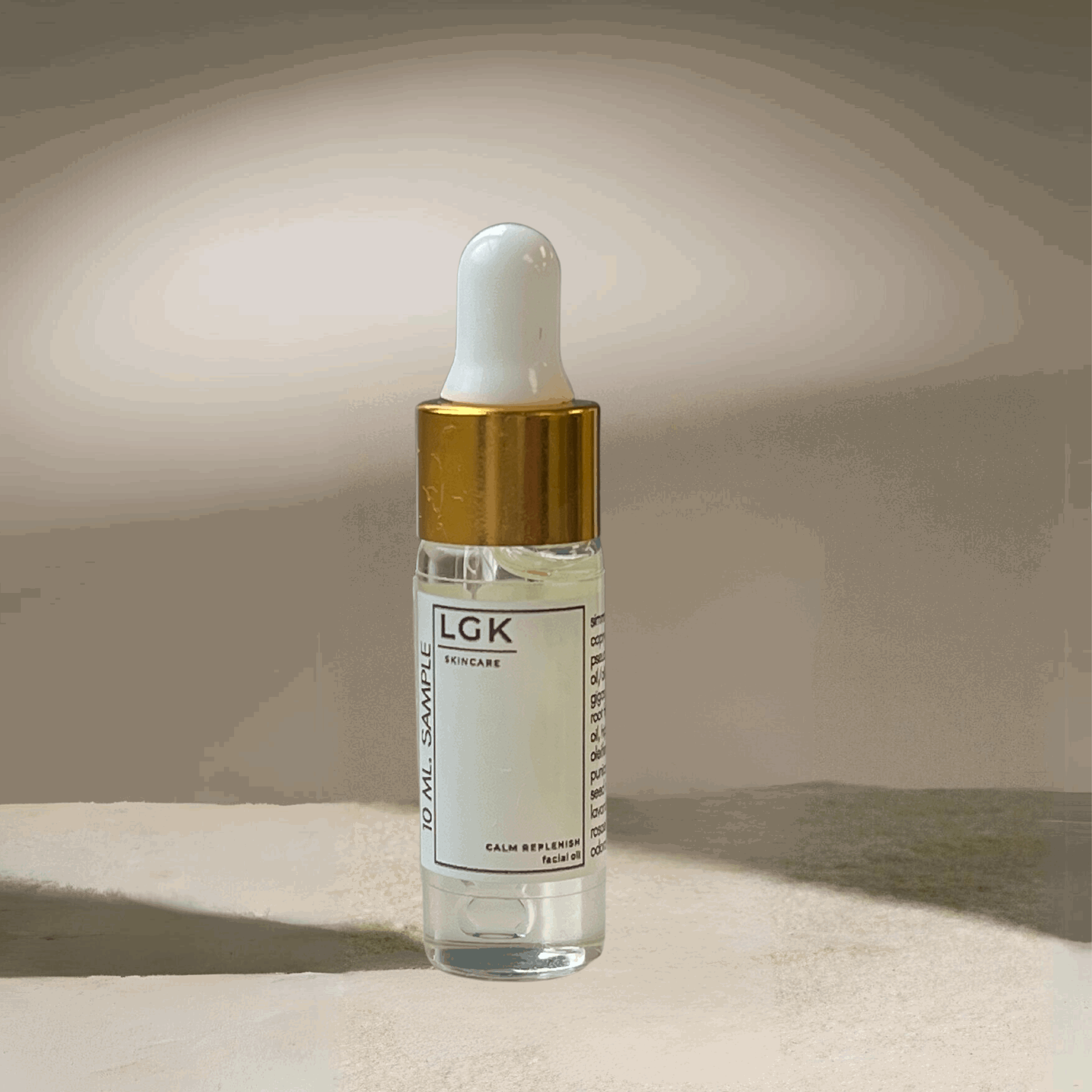 Calm Replenish Facial Oil Deluxe Sample LGK Skincare