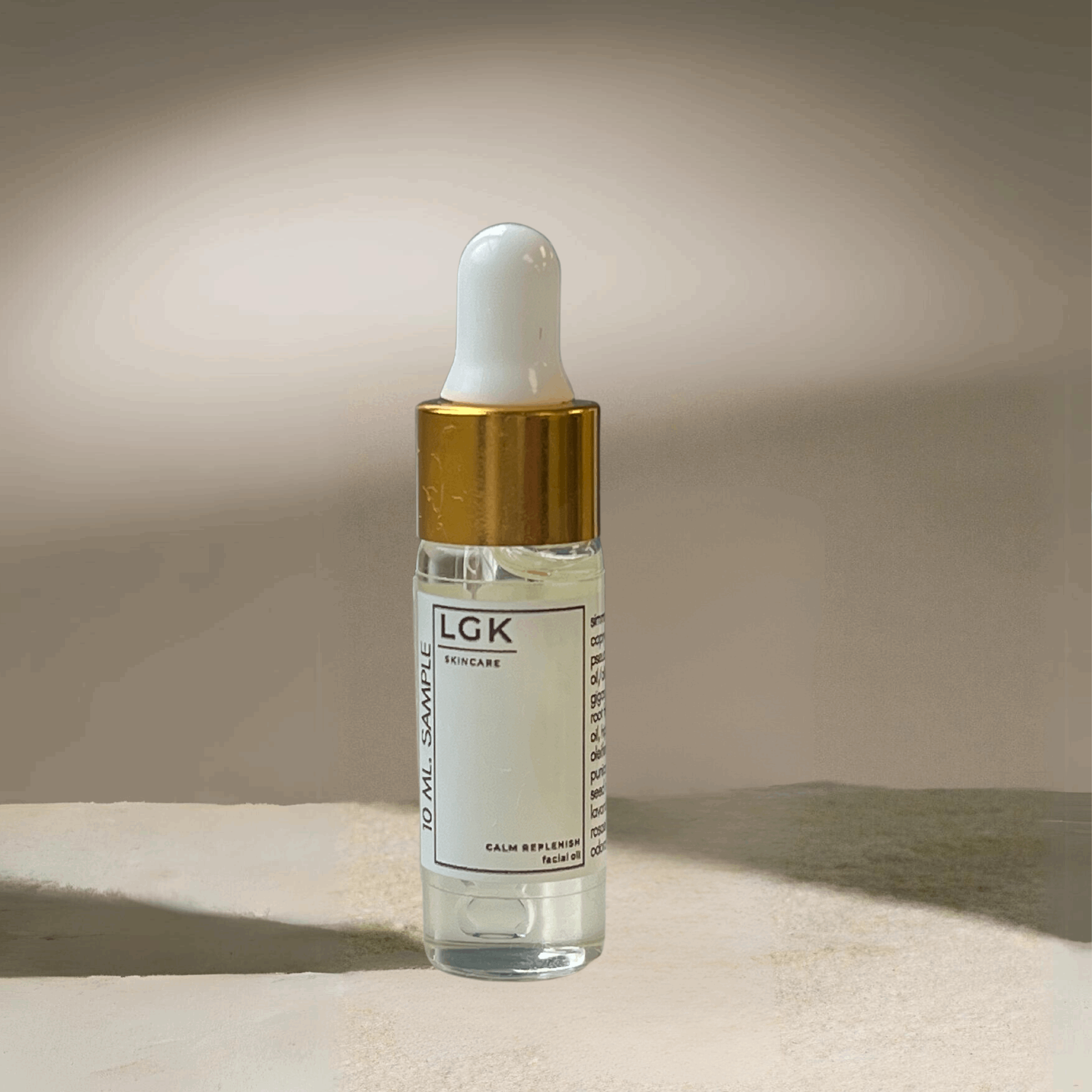 Calm Replenish Facial Oil 10 ml Deluxe Sample LGK Skincare
